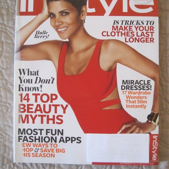 INSTYLE MAGAZINE HALLE BERRY NOVEMBER 2012 * - Picture 2 of 2